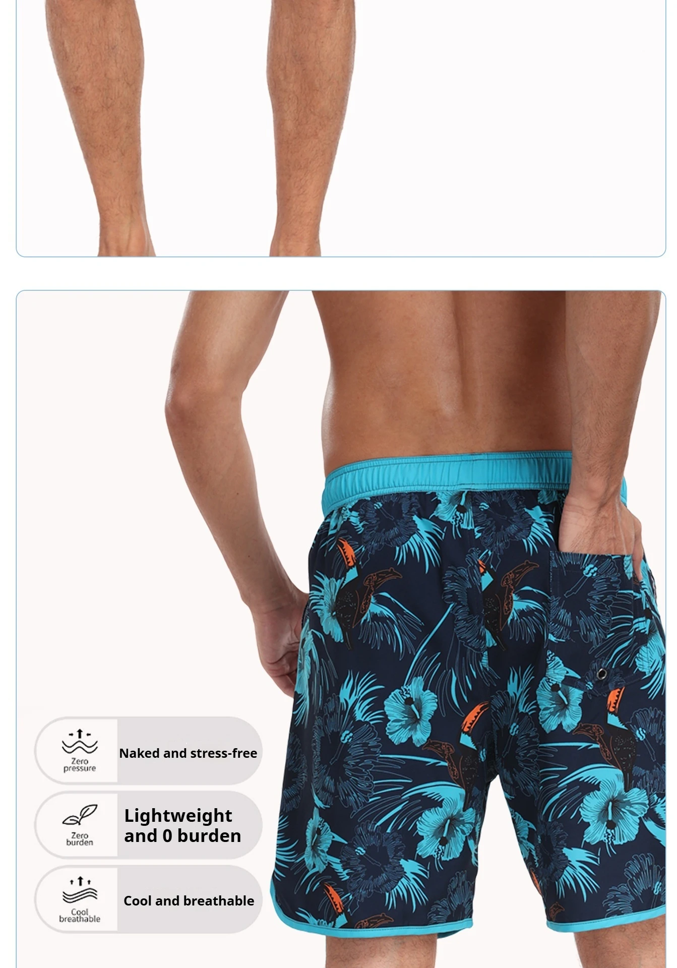 Bañadores de secado rápido para hombre, pantalones cortos de playa | Ropa de hombre · Omeda.es - Imagen 12