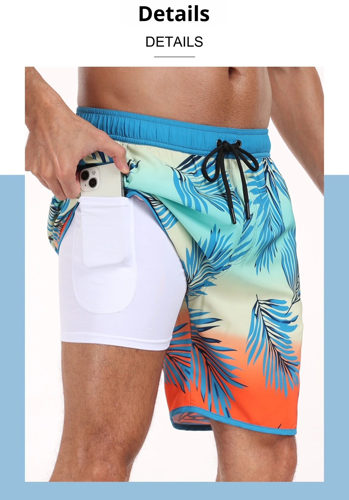 Bañadores de secado rápido para hombre, pantalones cortos de playa | Ropa de hombre · Omeda.es - Imagen 14