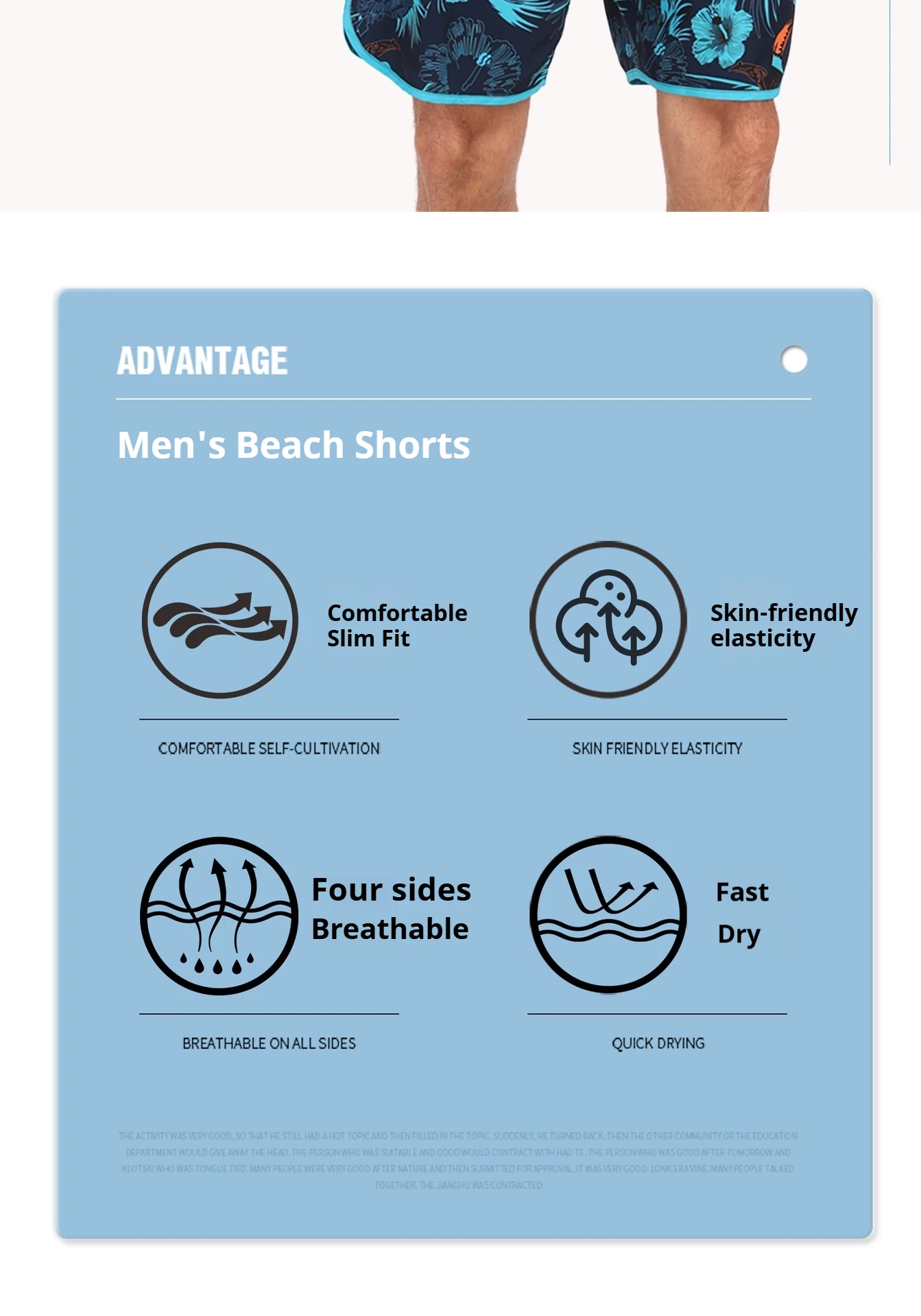 Bañadores de secado rápido para hombre, pantalones cortos de playa | Ropa de hombre · Omeda.es - Imagen 7