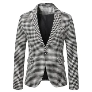 Blazer a cuadros estilo callejero para hombre, chaqueta de traje | Ropa de hombre · Omeda.es