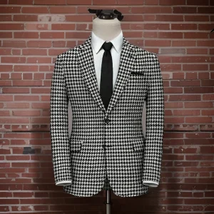 Blazer a cuadros para hombre, chaqueta de traje de 1 pieza con | Ropa de hombre · Omeda.es