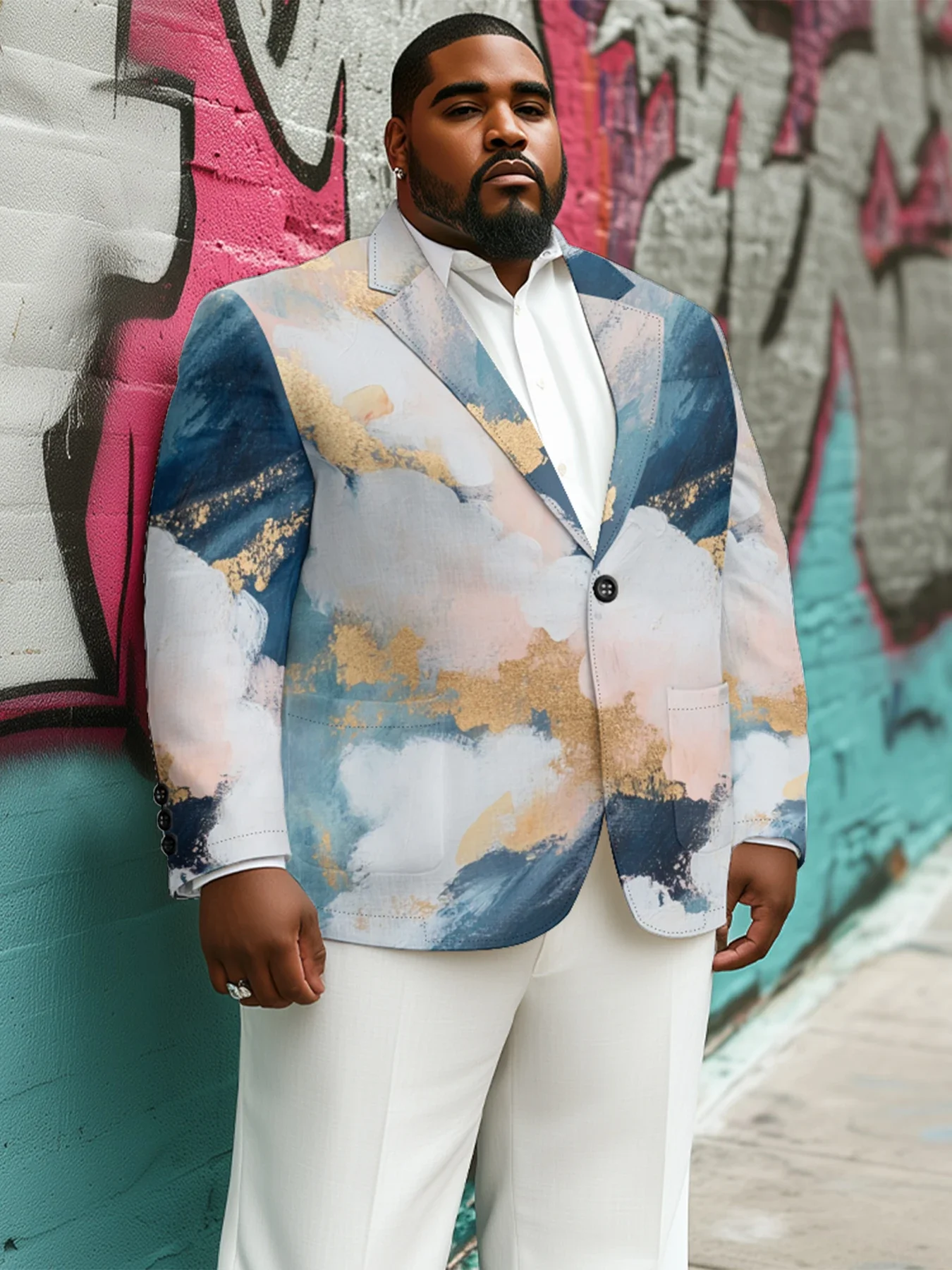 Blazer informal para hombre, traje clásico elegante con estampado de | Ropa de hombre · Omeda.es - Imagen 11