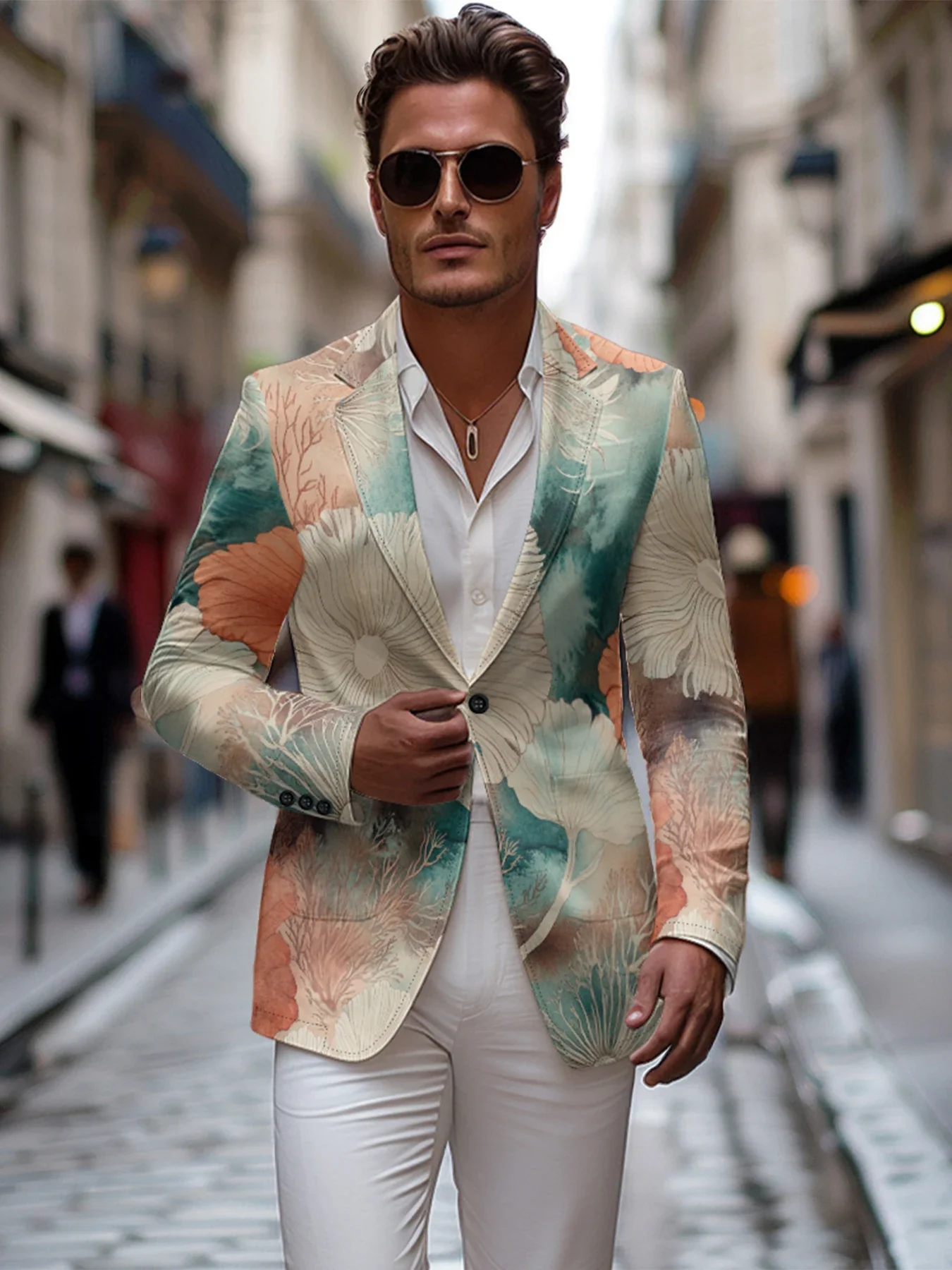 Blazer informal para hombre, traje clásico elegante con estampado de | Ropa de hombre · Omeda.es - Imagen 13