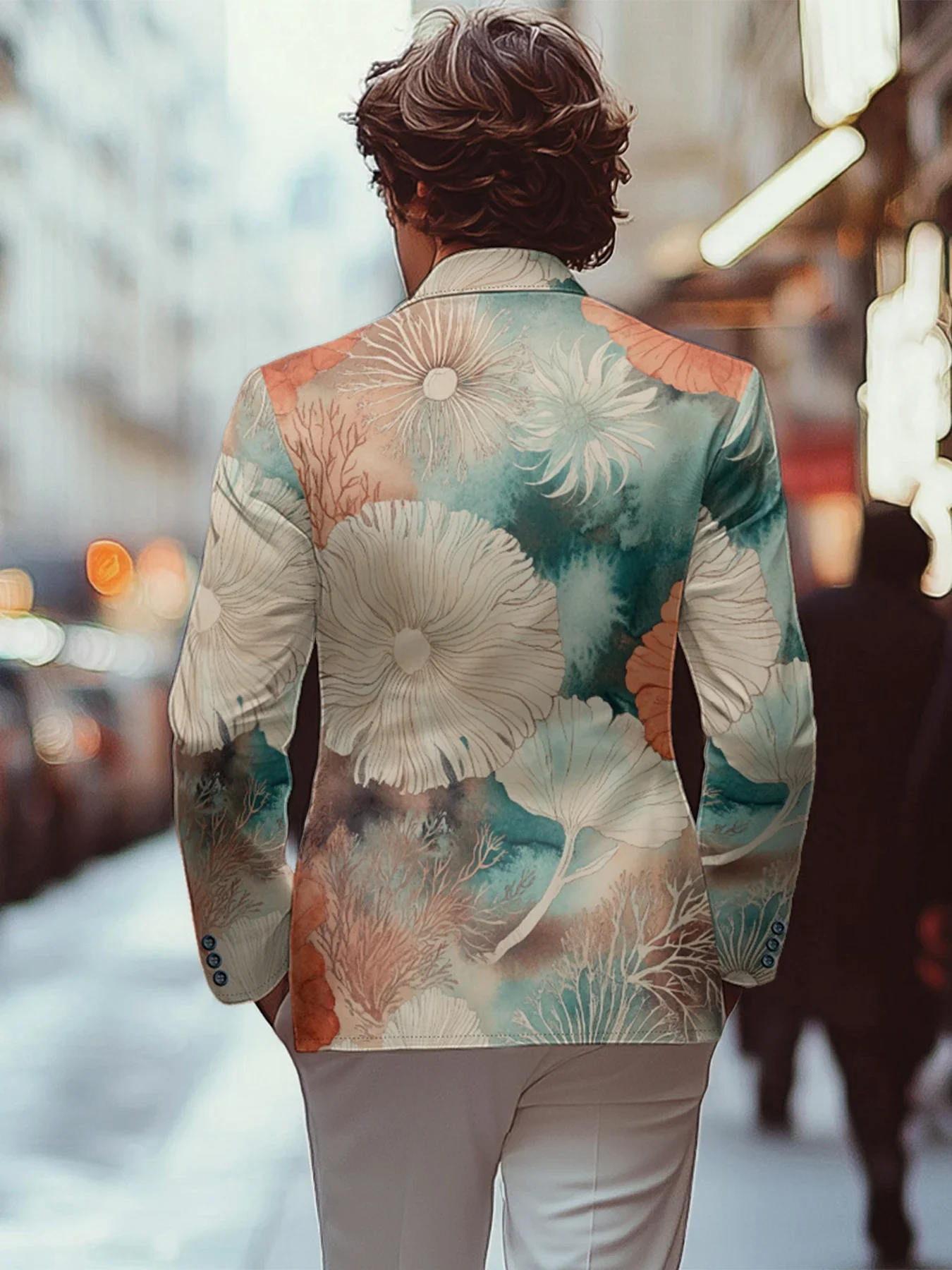 Blazer informal para hombre, traje clásico elegante con estampado de | Ropa de hombre · Omeda.es - Imagen 14