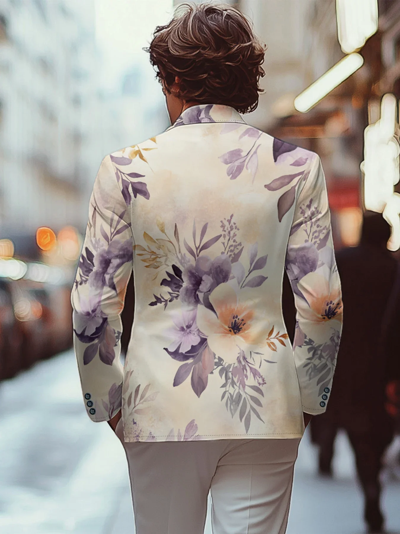 Blazer informal para hombre, traje clásico elegante con estampado de | Ropa de hombre · Omeda.es - Imagen 18