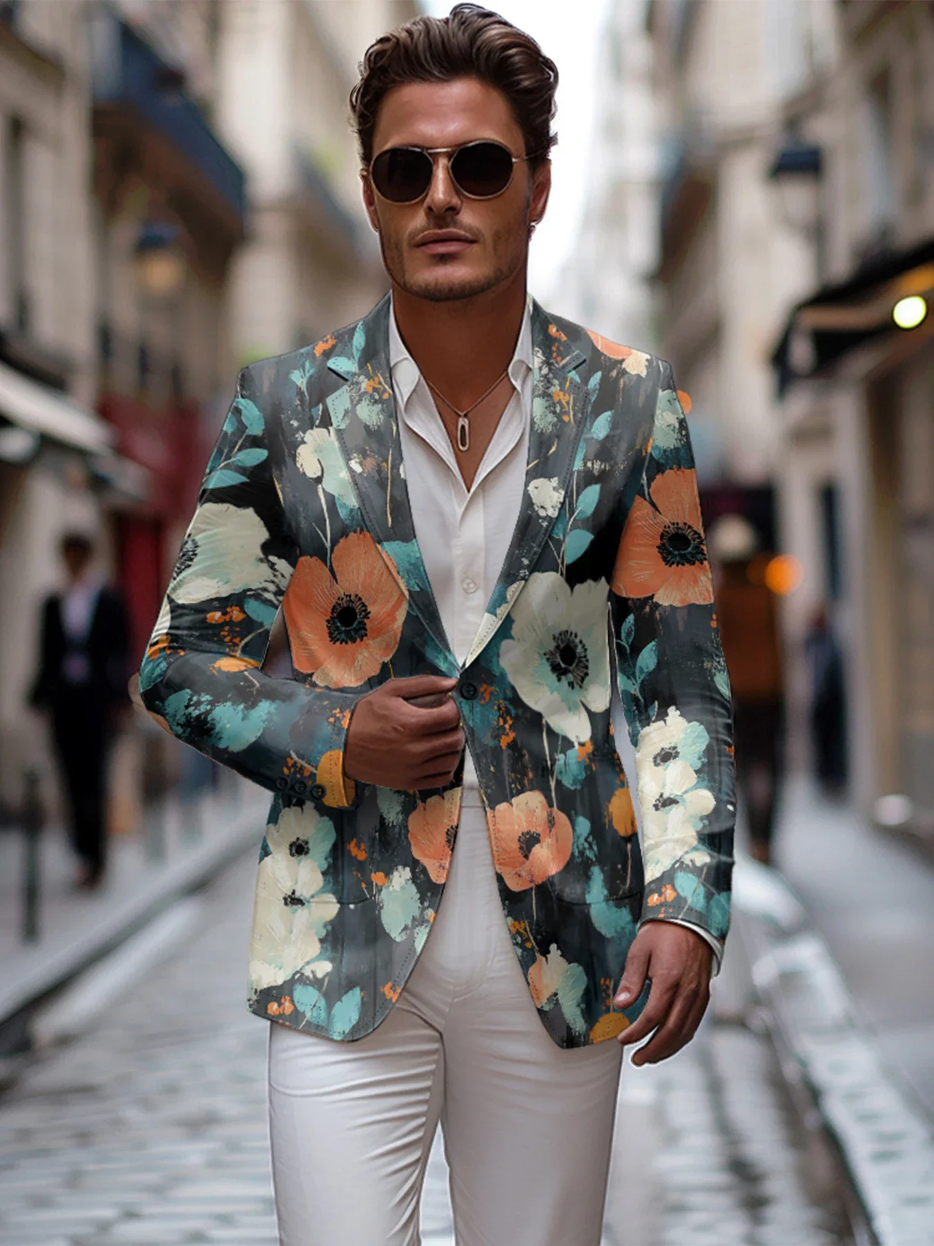 Blazer informal para hombre, traje clásico elegante con estampado de | Ropa de hombre · Omeda.es - Imagen 21