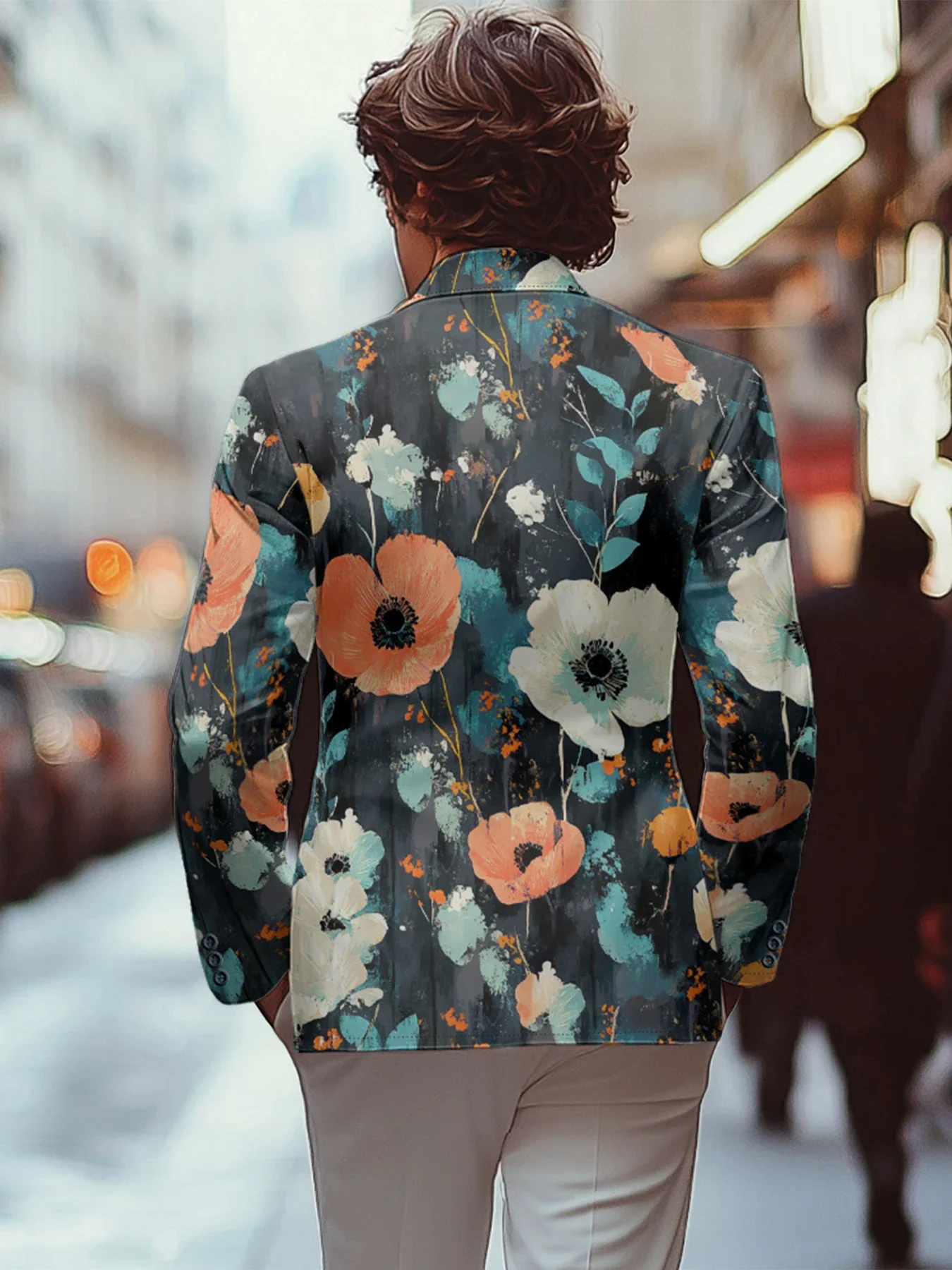 Blazer informal para hombre, traje clásico elegante con estampado de | Ropa de hombre · Omeda.es - Imagen 22