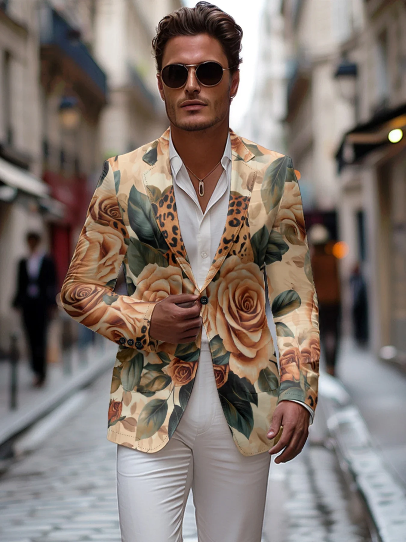 Blazer informal para hombre, traje clásico elegante con estampado de | Ropa de hombre · Omeda.es - Imagen 25