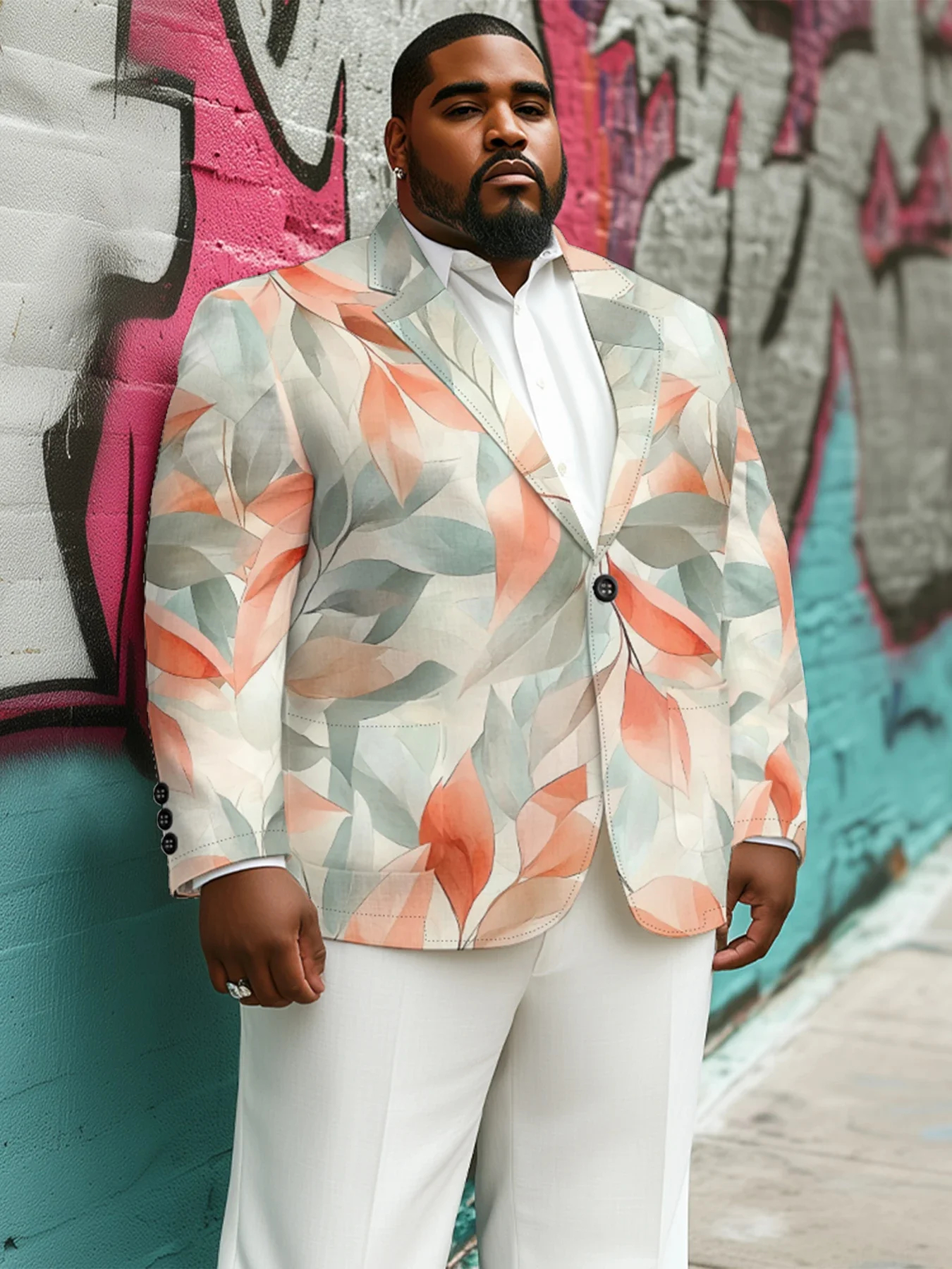 Blazer informal para hombre, traje clásico elegante con estampado de | Ropa de hombre · Omeda.es - Imagen 3