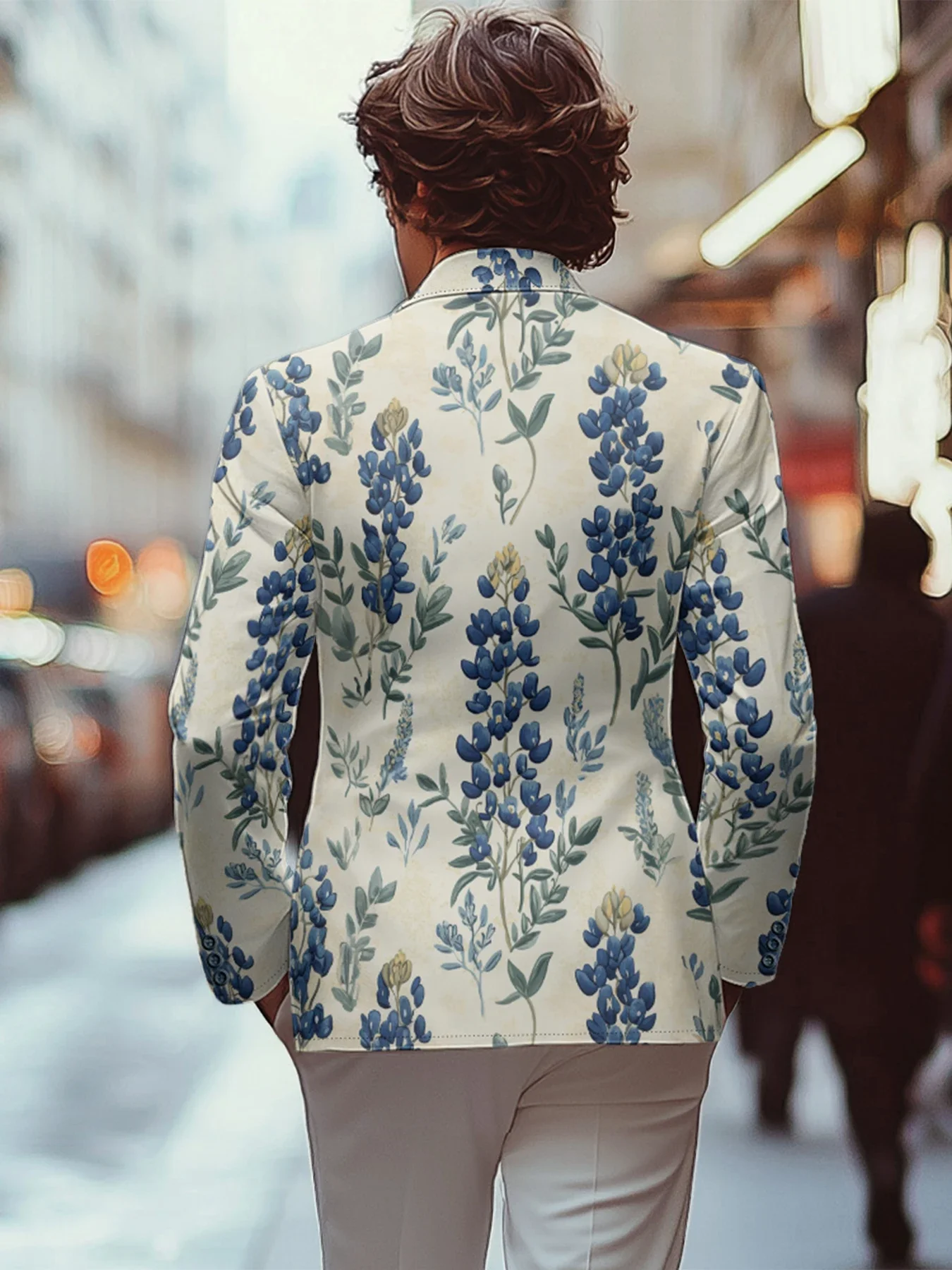 Blazer informal para hombre, traje clásico elegante con estampado de | Ropa de hombre · Omeda.es - Imagen 30