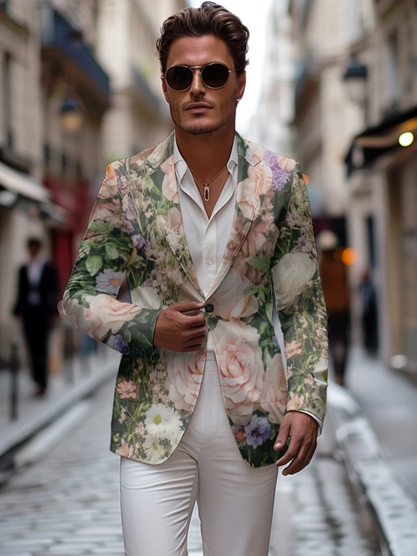 Blazer informal para hombre, traje clásico elegante con estampado de | Ropa de hombre · Omeda.es - Imagen 33