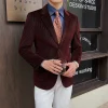 Blazer de pana para hombre, traje informal elegante con una hilera de | Ropa de hombre · Omeda.es