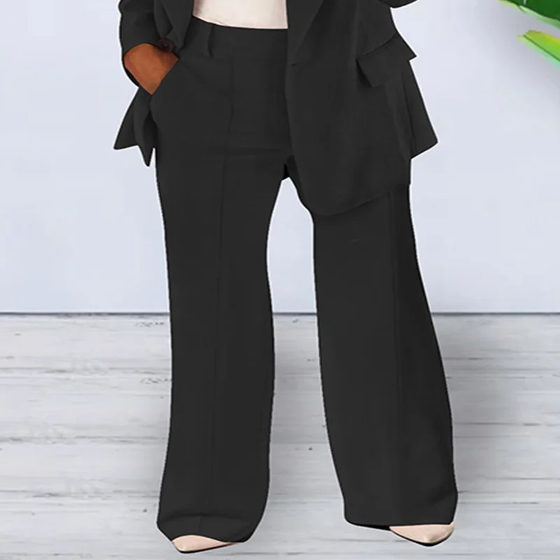 Blazer traje para mujer 2024 otoño nueva moda solapa cárdigan | Ropa de hombre · Omeda.es - Imagen 18