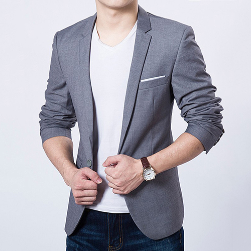 Blazers para hombre, traje ajustado de otoño, traje Formal de | Ropa de hombre · Omeda.es - Imagen 15