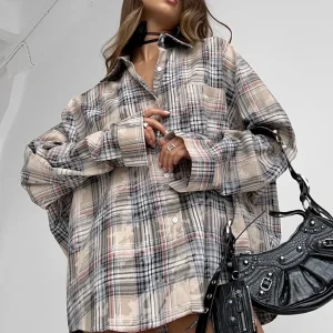 Blusa Camisas de Mujer 2025 Primavera Otoño Camisa de Manga Larga a | Ropa de mujer · Omeda.es