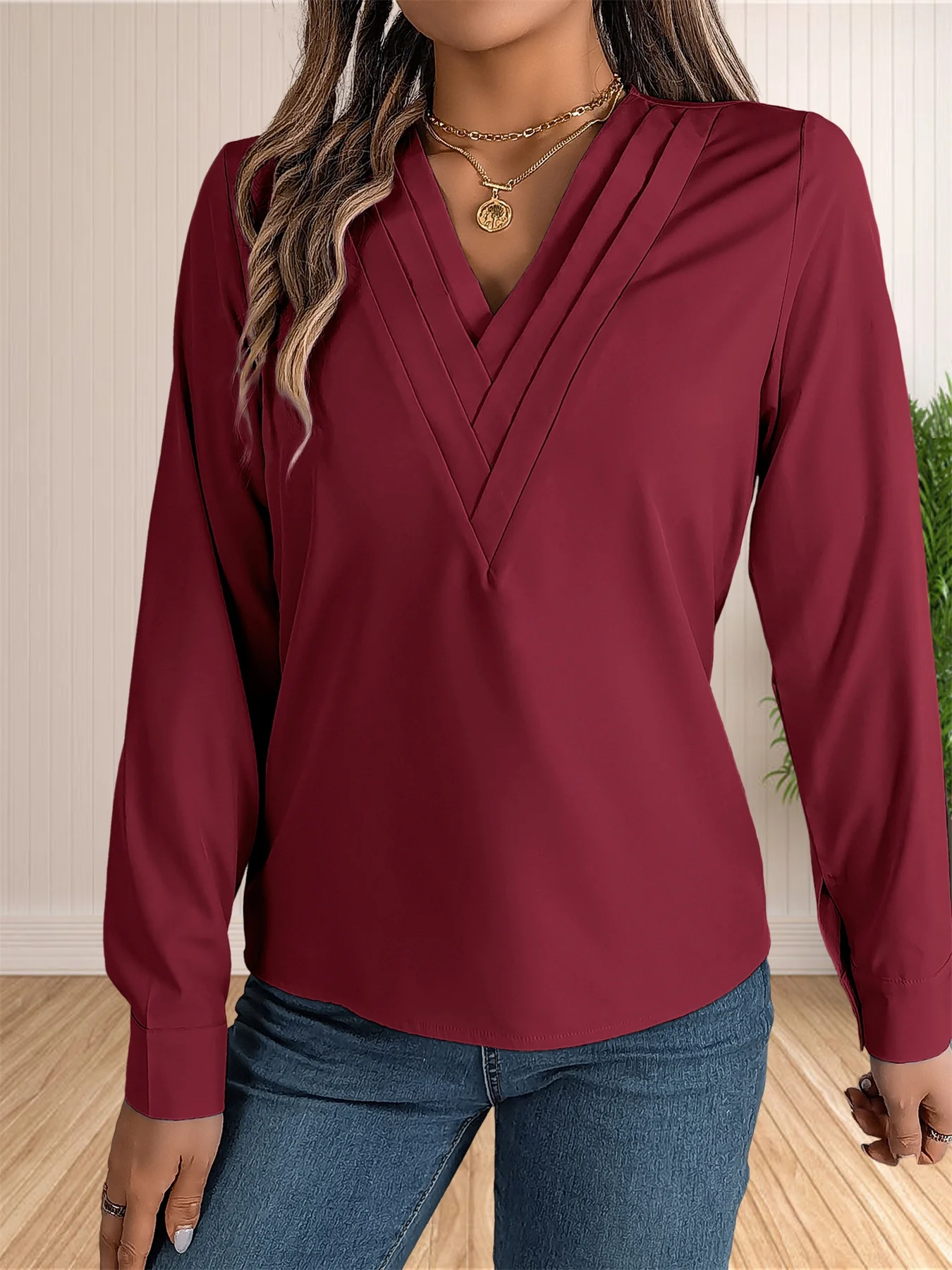 Blusa elegante de oficina de negocios para mujer, camisas elegantes | Ropa de mujer · Omeda.es - Imagen 10