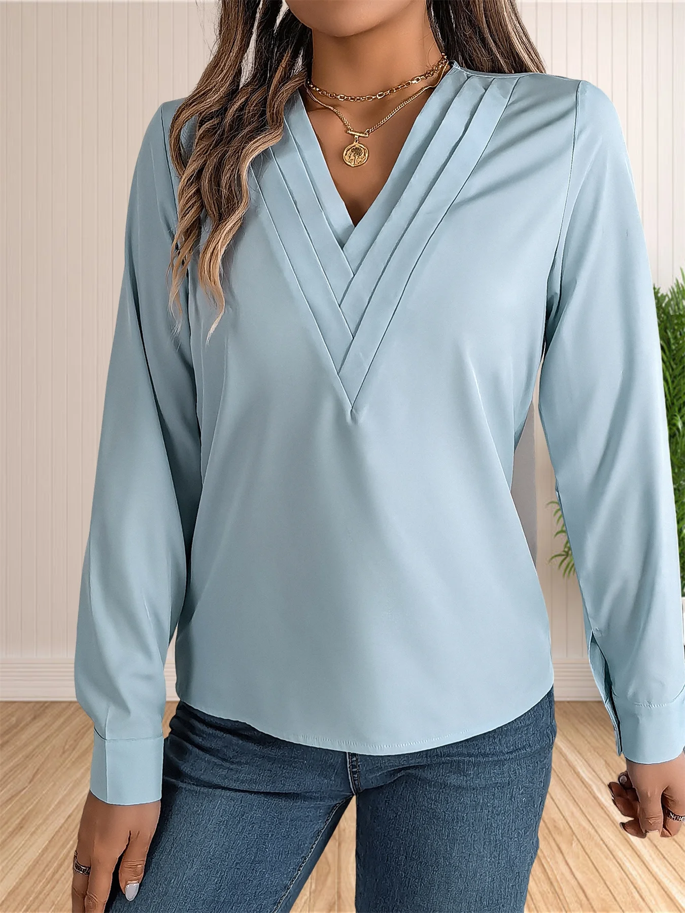 Blusa elegante de oficina de negocios para mujer, camisas elegantes | Ropa de mujer · Omeda.es - Imagen 21
