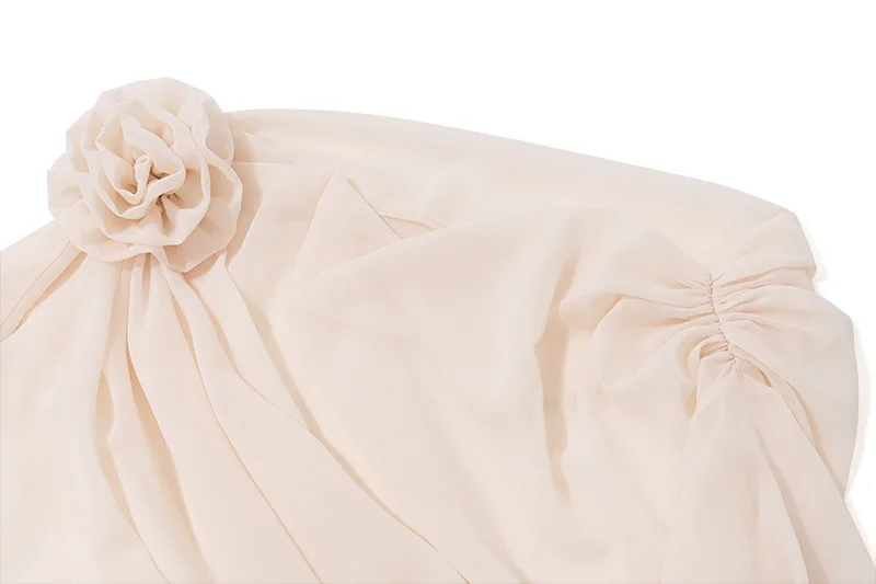 Blusa holgada de gasa para mujer, camisa con lazo de flores, cuello | Ropa de mujer · Omeda.es - Imagen 17