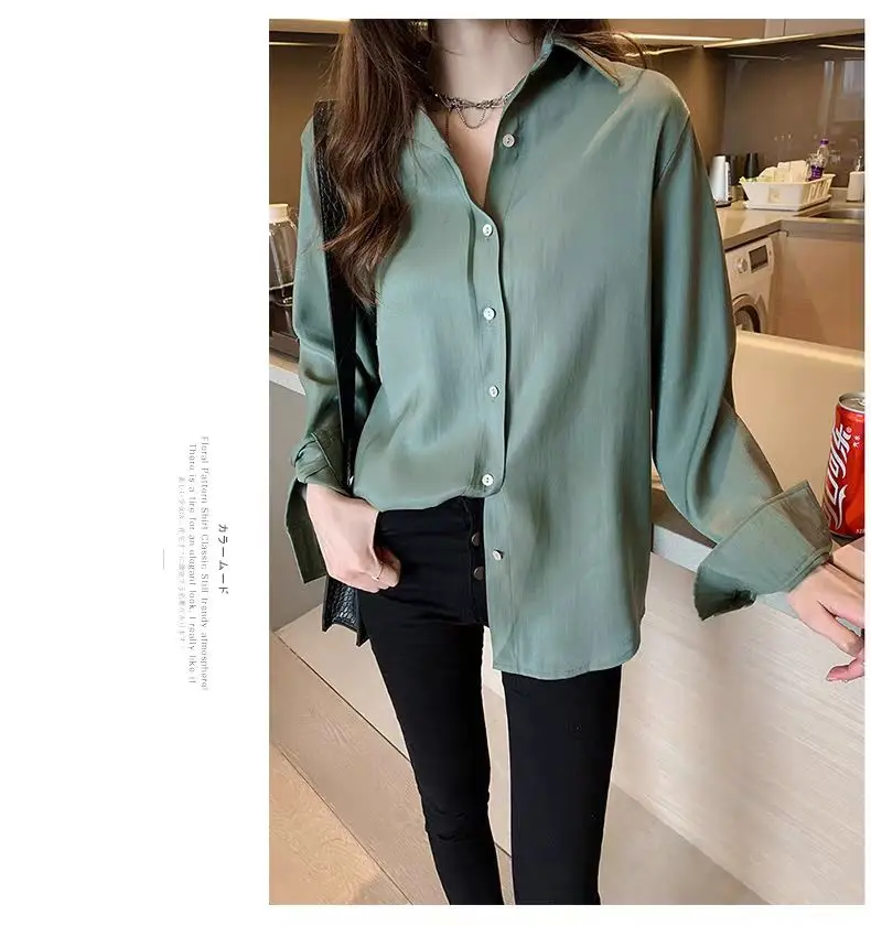 Blusa de manga larga con cuello para mujer, camisa blanca elegante, | Ropa de mujer · Omeda.es - Imagen 10