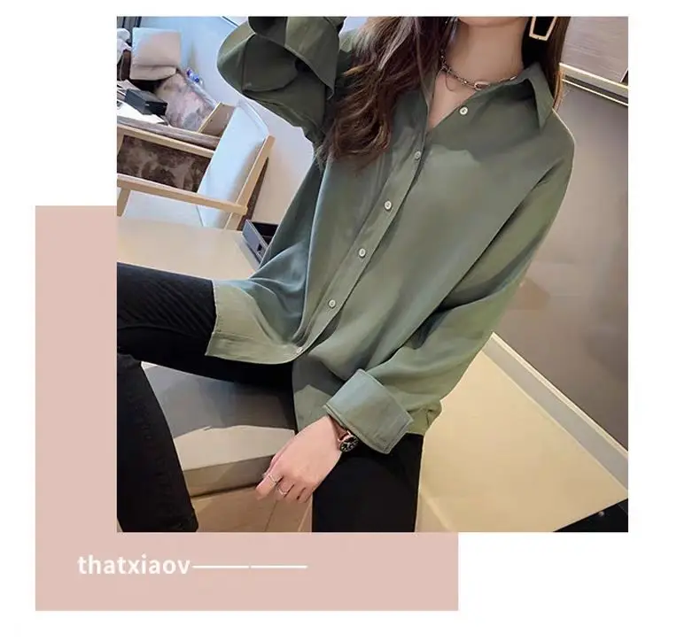 Blusa de manga larga con cuello para mujer, camisa blanca elegante, | Ropa de mujer · Omeda.es - Imagen 13