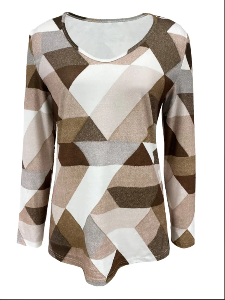 Blusa de manga larga con cuello en V para mujer, Top minimalista y | Ropa de mujer · Omeda.es - Imagen 4