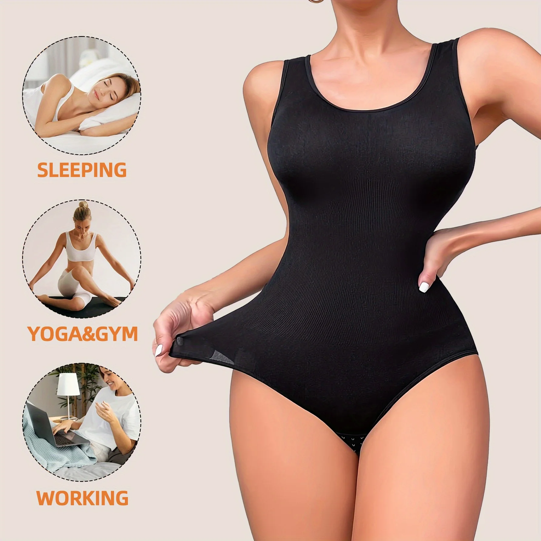 Body sin costuras para mujer, Control de cintura y barriga, moldeador | Ropa de mujer · Omeda.es - Imagen 5