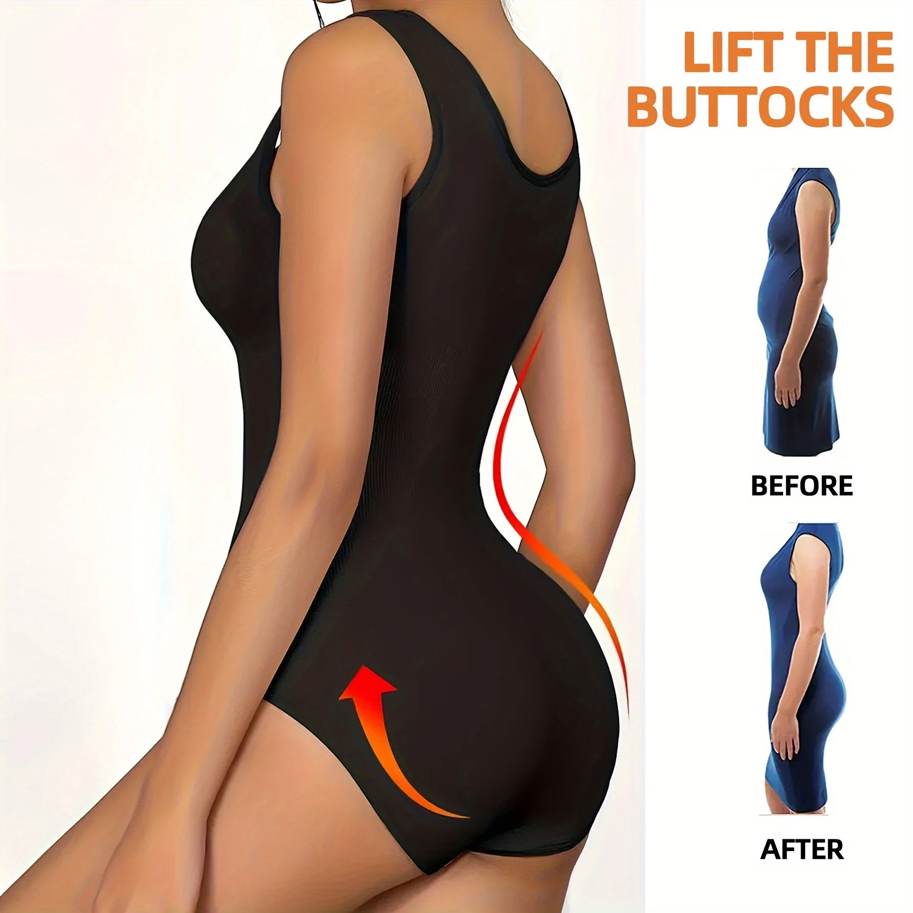 Body sin costuras para mujer, Control de cintura y barriga, moldeador | Ropa de mujer · Omeda.es - Imagen 7