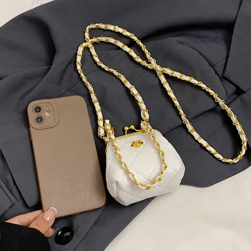 Bolso cruzado con cadena de lujo para mujer, Mini monedero con Clip | Accesorios de moda · Omeda.es - Imagen 12