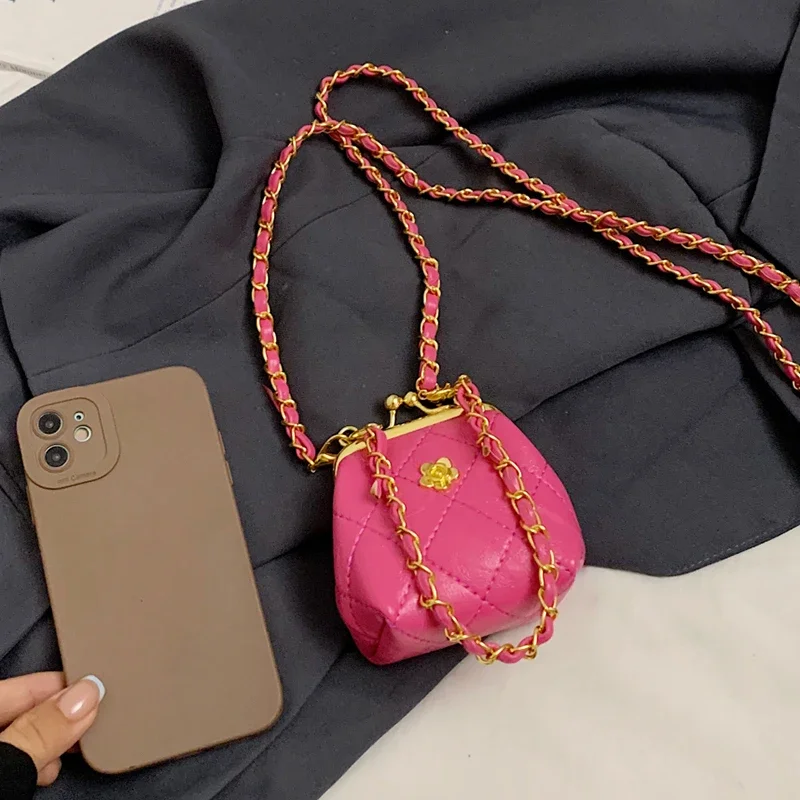 Bolso cruzado con cadena de lujo para mujer, Mini monedero con Clip | Accesorios de moda · Omeda.es - Imagen 21