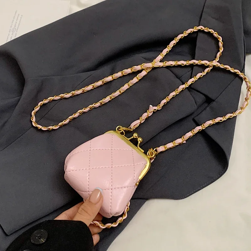 Bolso cruzado con cadena de lujo para mujer, Mini monedero con Clip | Accesorios de moda · Omeda.es - Imagen 27