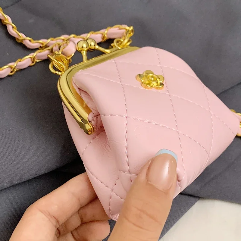 Bolso cruzado con cadena de lujo para mujer, Mini monedero con Clip | Accesorios de moda · Omeda.es - Imagen 29