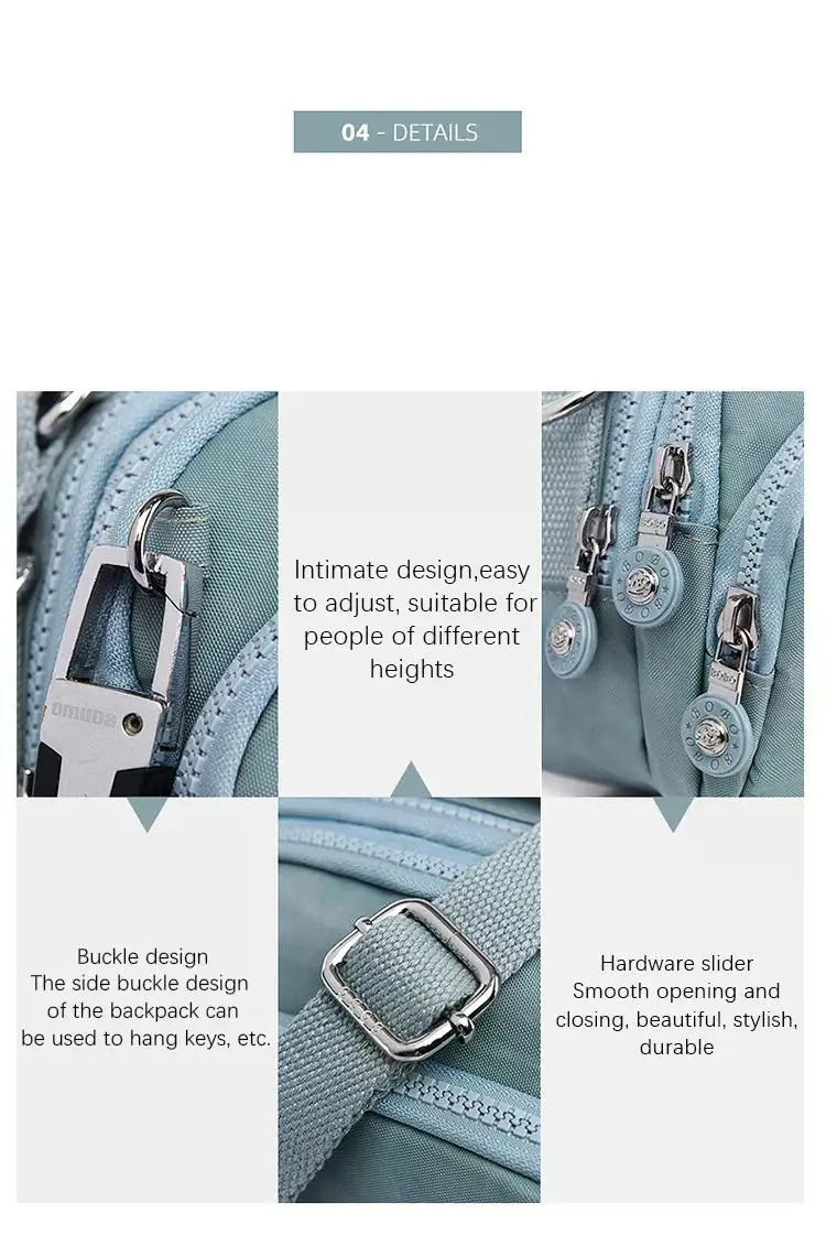 Bolso cruzado pequeño para mujer, bandolera de estilo exterior, | Accesorios de moda · Omeda.es - Imagen 18