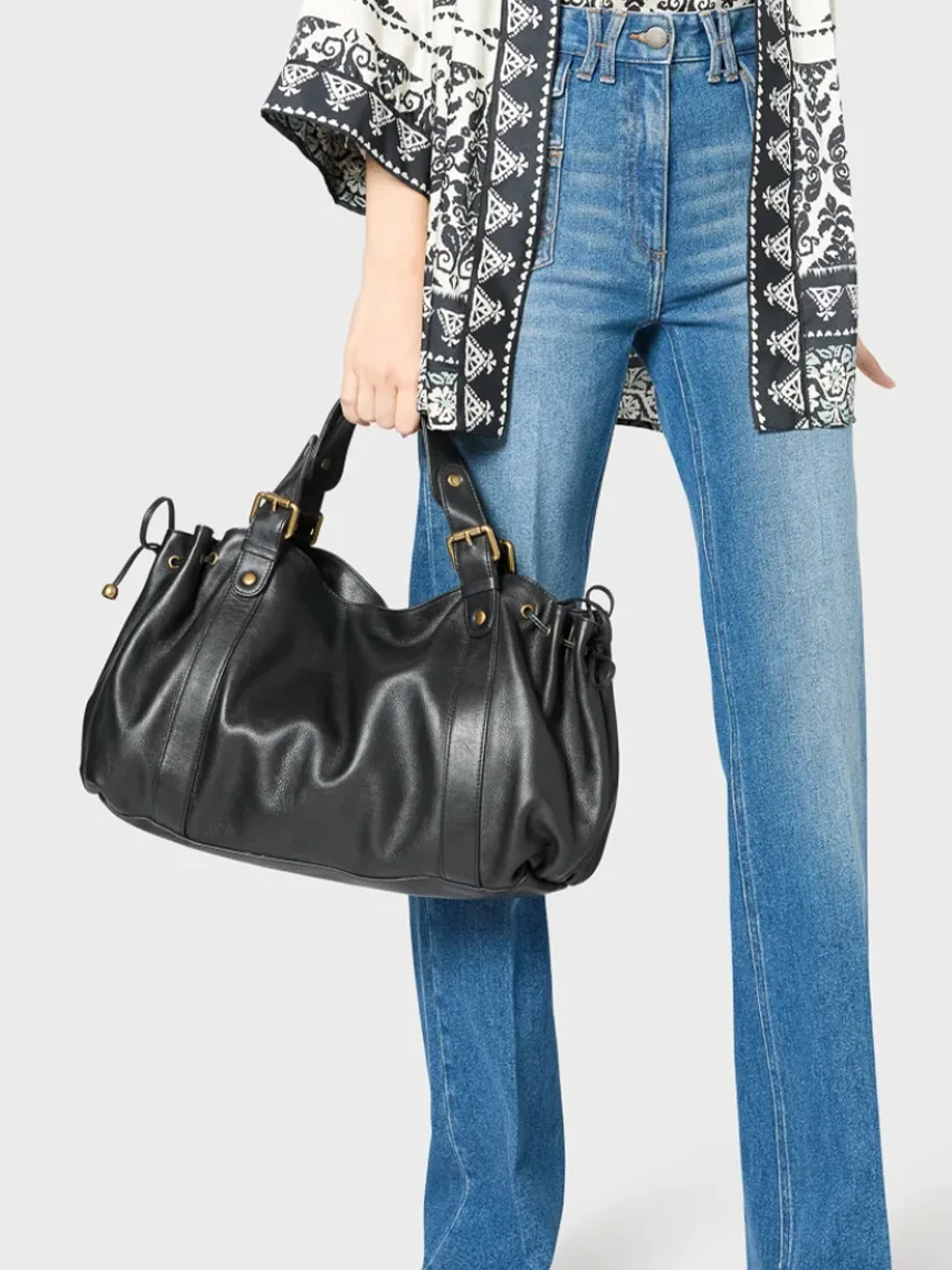 Bolso cruzado sencillo para mujer, bolso Boston de hombro para ir al | Accesorios de moda · Omeda.es - Imagen 8