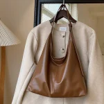 Bolso Hobo para mujer, bolso de hombro liso de cuero PU Simple, bolso | Accesorios de moda · Omeda.es