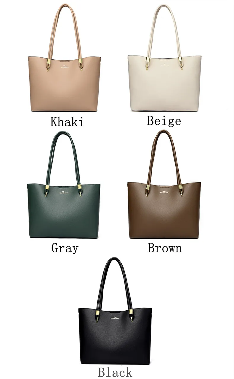 Bolso Hobo para mujer, bolso de hombro liso de cuero PU de calidad | Accesorios de moda · Omeda.es - Imagen 2