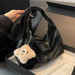 Bolso de hombro holgado de moda para mujer, bolso de cuero PU de gran | Accesorios de moda · Omeda.es