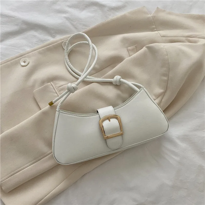 Bolso de hombro para mujer, bolso pequeño Popular de Color sólido, | Accesorios de moda · Omeda.es - Imagen 18
