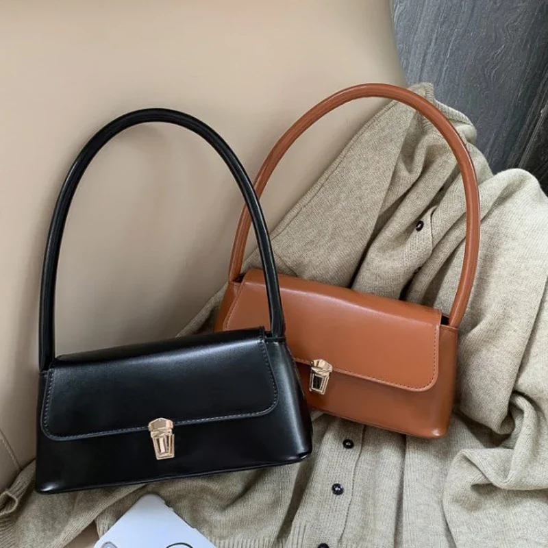 Bolso de hombro Retro de moda para mujer, bolso Simple de Color | Accesorios de moda · Omeda.es - Imagen 3