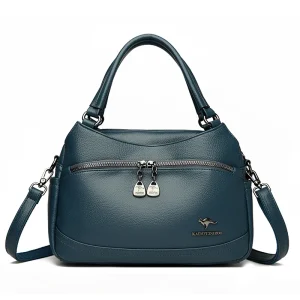 Bolso de mano de cuero de diseñador para mujer, bandolera femenina de | Accesorios de moda · Omeda.es