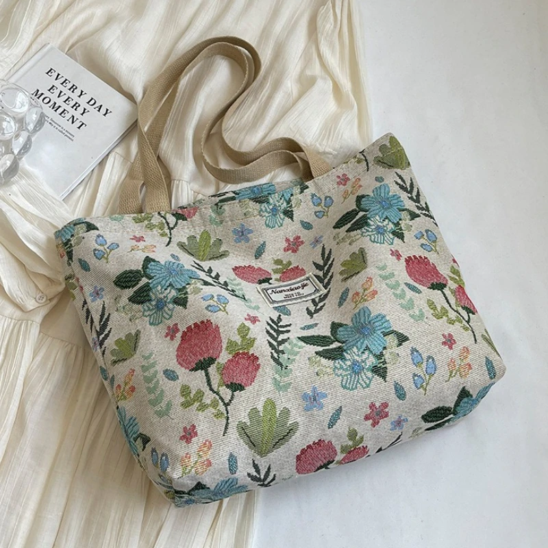 Bolso de mano de lona para mujer, bolso de hombro duradero y | Accesorios de moda · Omeda.es