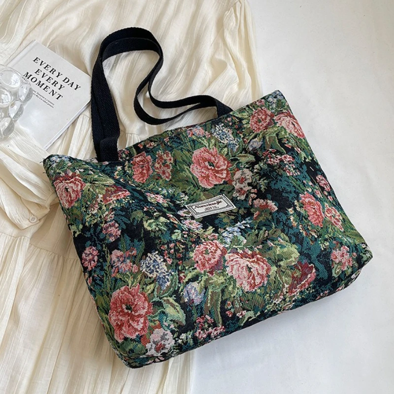 Bolso de mano de lona para mujer, bolso de hombro duradero y | Accesorios de moda · Omeda.es - Imagen 27