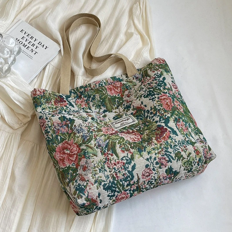 Bolso de mano de lona para mujer, bolso de hombro duradero y | Accesorios de moda · Omeda.es - Imagen 28