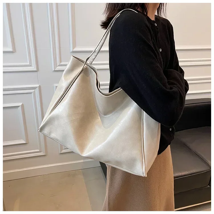 Bolso de mano de moda para mujer, bolsa de hombro de cuero Pu suave | Accesorios de moda · Omeda.es - Imagen 14