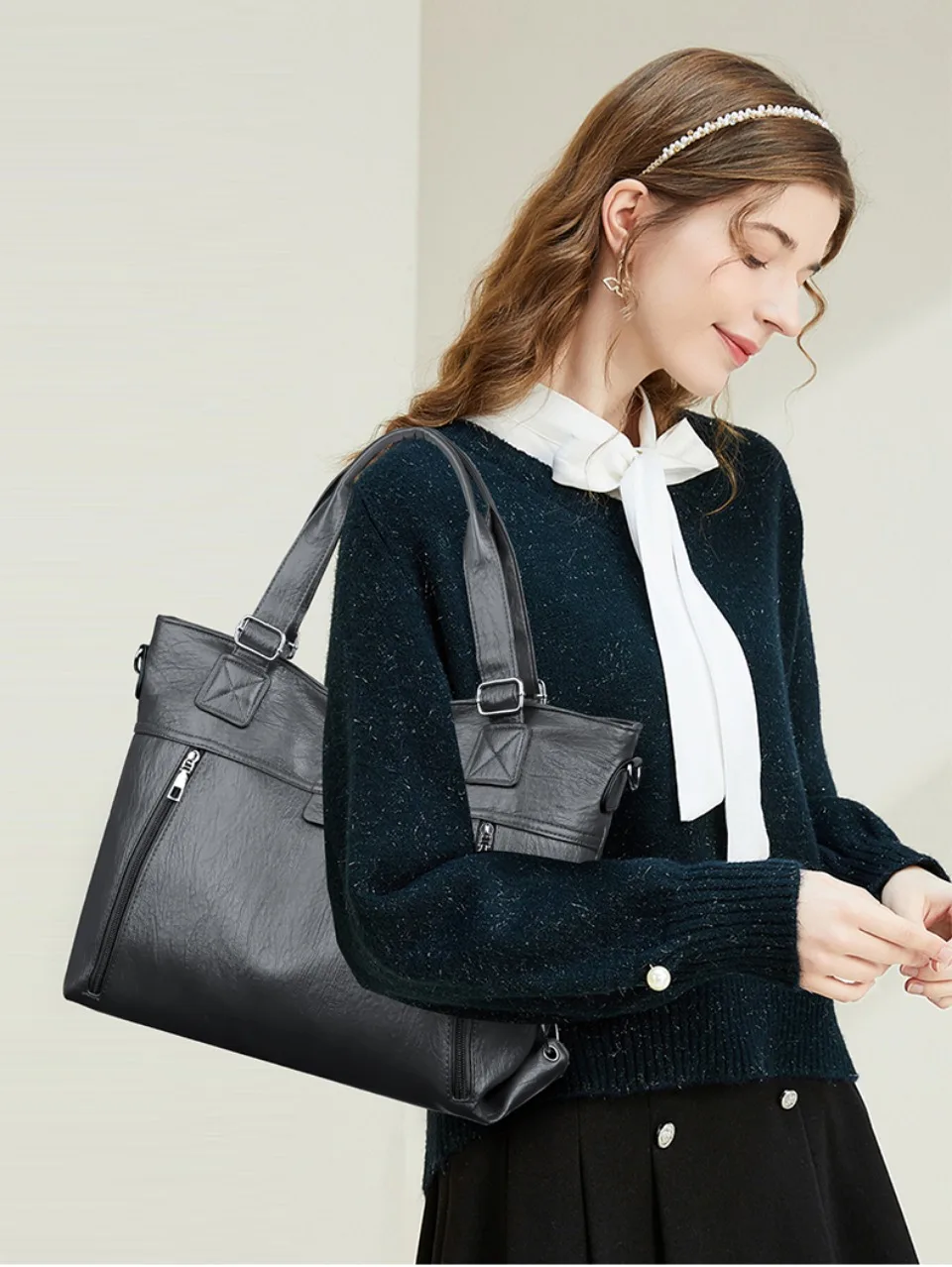 Bolso de mano Retro de moda para mujer, bolso de hombro moderno, | Accesorios de moda · Omeda.es - Imagen 9