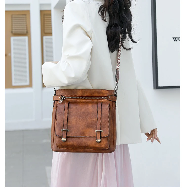 Bolso de mujer, bolso cruzado de estilo clásico a la moda, bolso | Accesorios de moda · Omeda.es - Imagen 11