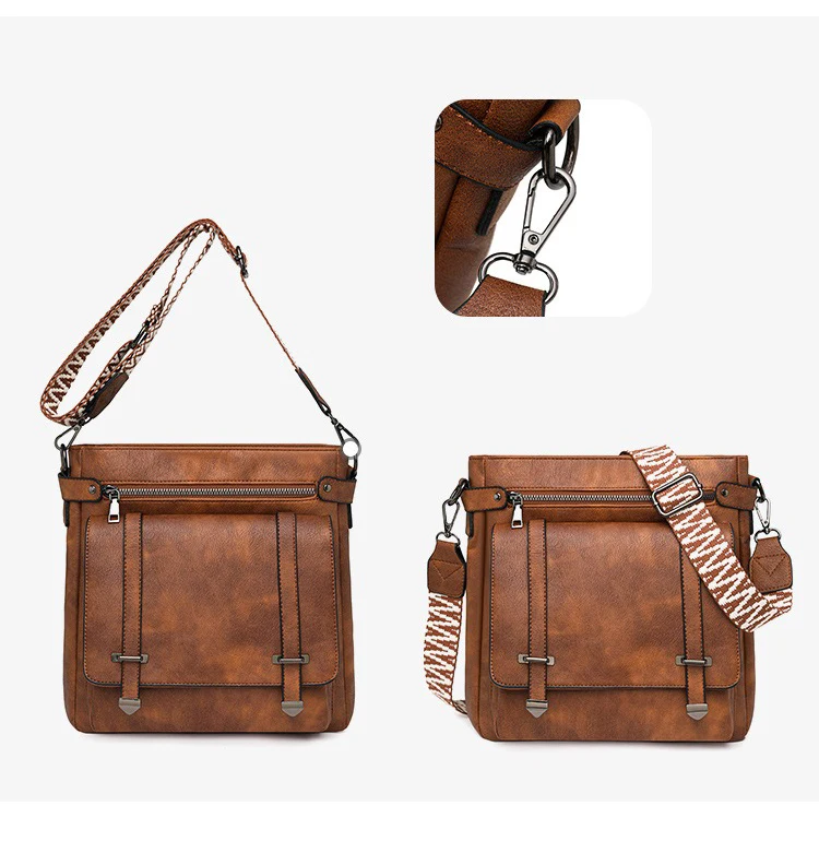 Bolso de mujer, bolso cruzado de estilo clásico a la moda, bolso | Accesorios de moda · Omeda.es - Imagen 7