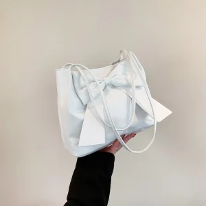 Bolsos de mano con lazo a la moda para mujer, bolsos de hombro, bolso | Accesorios de moda · Omeda.es