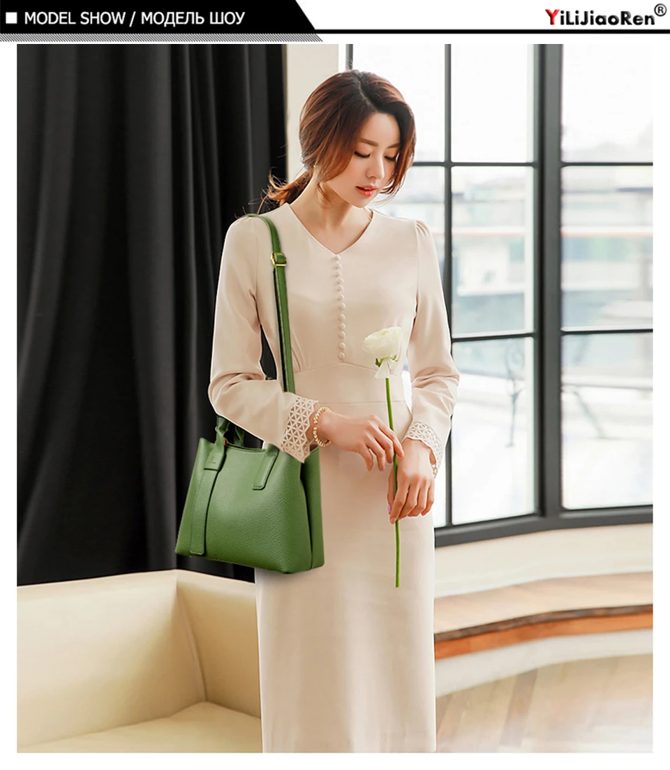 Bolsos de mano a la moda para mujer, bolso de mano de cuero suave, | Accesorios de moda · Omeda.es - Imagen 10