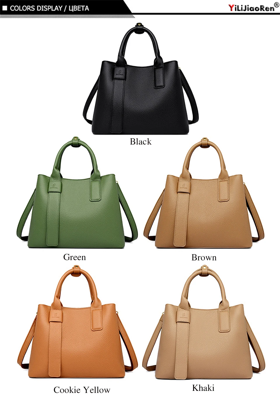 Bolsos de mano a la moda para mujer, bolso de mano de cuero suave, | Accesorios de moda · Omeda.es - Imagen 16