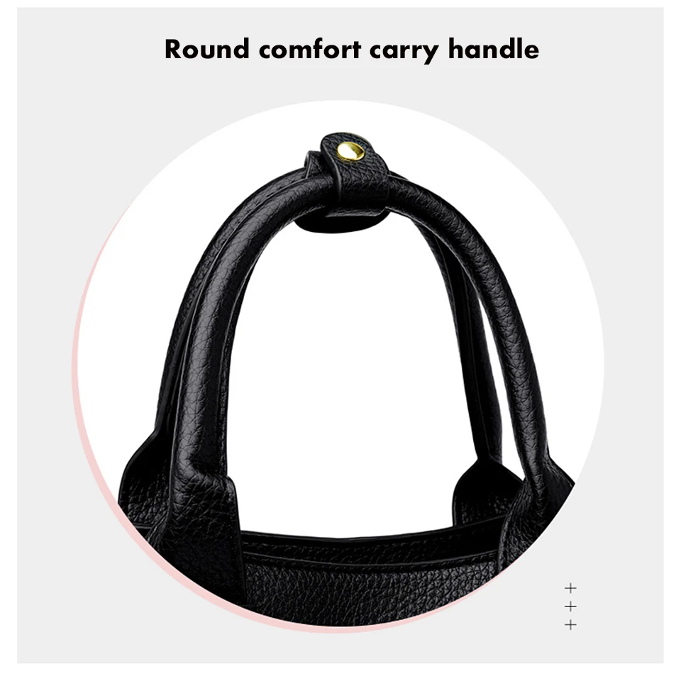 Bolsos de mano a la moda para mujer, bolso de mano de cuero suave, | Accesorios de moda · Omeda.es - Imagen 9